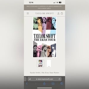 taylor swift eras poster